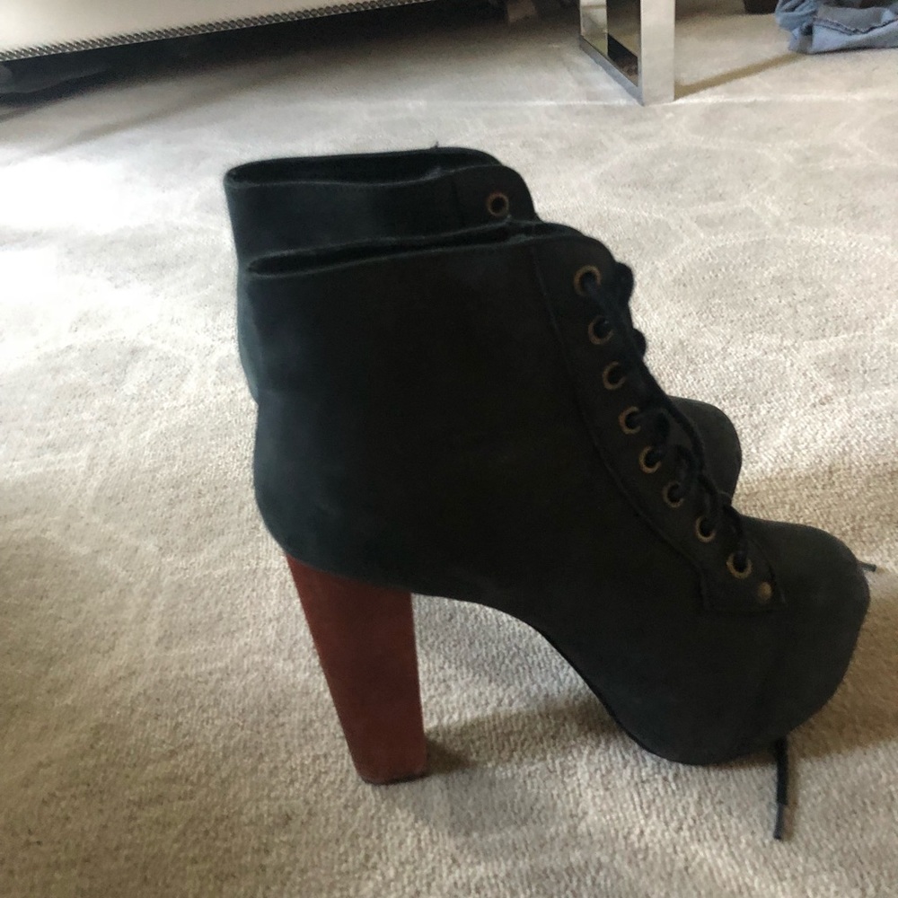 Jeffery Campbell Size 7 Leather Booties